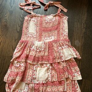 Cute festive colorful flowy dress!
